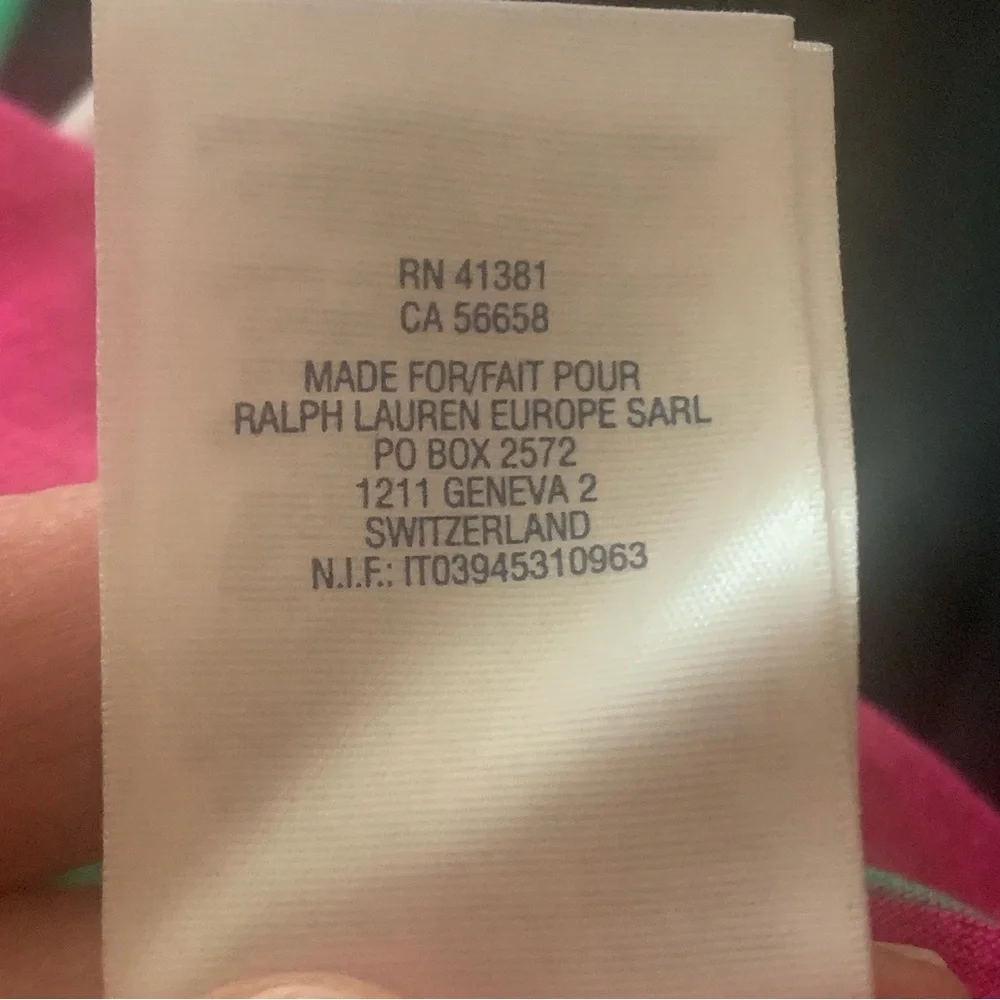 RALPH LAUREN Striped Jersey Knit Sleeveless Dress Pink & Green Loose Fit M 8/10 - Picture 13 of 15